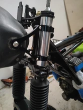 Soporte para el faro delantero de la motocicleta abrazadera de montaje de 39mm-41mm CNC tenedor tubo Spotlight Holder para Harley Cafe Racer Chopper Bobber Universal