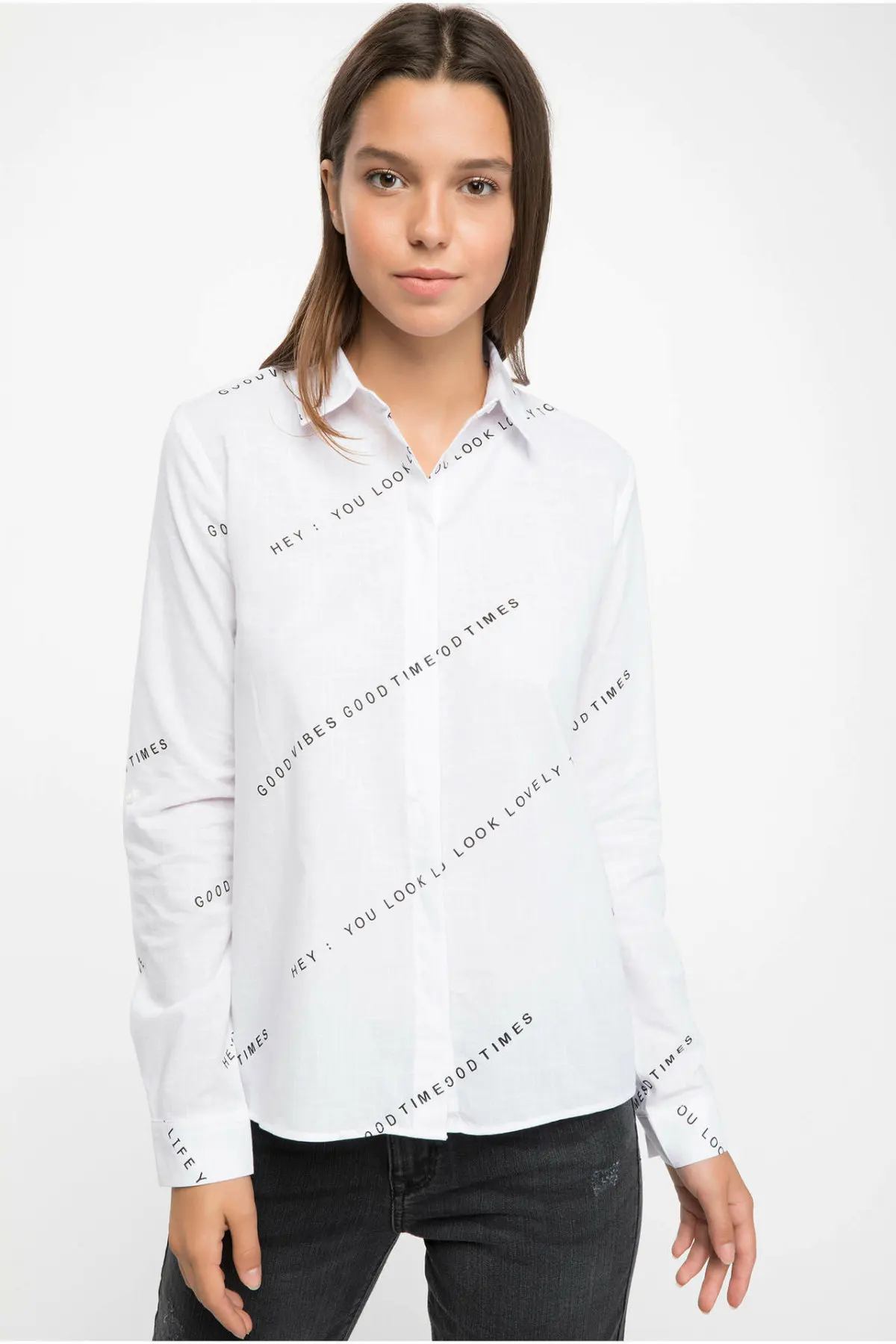 DeFacto Woman Long Sleeve Shirt-J6789AZ18AU
DeFacto Woman Long Sleeve Shirt-J6789AZ18AU