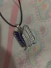Ataque en collar de titanio alas de la libertad Eren Scout legión de guardia de la policía militar aprendiz escuadrón colgante Anime de la joyería