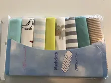 8 unids/pack 100% de algodón recién nacido Baño de bebé toallas Saliva Toalla de toalla bebé niños niñas Bebe Toalha pañuelo de tela