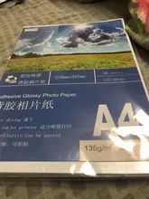 Impresión de inyección de tinta autoadhesiva de alto brillo con adhesivo trasero, papel fotográfico A4 A6