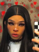 XIYUE sintético largo rizado pelucas con Centro flequillo rizado Natural pelucas marrones oscuras para las mujeres pelucas de Cosplay fibra resistente al calor pelucas