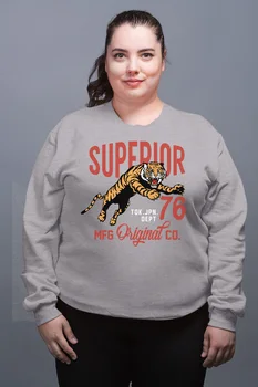 Angemiel Wear Superior Mini Tiger Gray Women Sweatshirts
Angemiel Wear Superior Mini Tiger Gray Women Sweatshirts