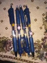 2 uds. De bolígrafos de tinta de Gel de bolígrafo de prescripción médica, no se decolora durante mucho tiempo, tipo de prensa estándar europeo, bolígrafos de papelería, suministros de oficina