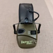 2021 táctica electrónica orejera para disparar Anti-ruido auriculares de sonido de amplificación de protección auditiva auricular plegable gran oferta