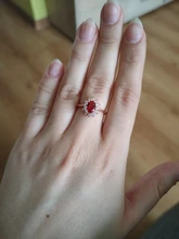 Anillos CC para mujer, joyería Vintage de lujo, Circonia cúbica, piedra azul roja, joyas de compromiso para novia, CC626