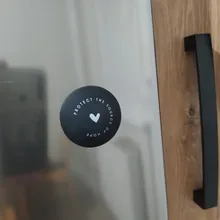 4 Uds tapones de puerta manejar a prueba de golpes a prueba Almohadillas Adhesivas pomo de la puerta cerradura Protector parachoques tapones de la pared de la nave de la gota de silicona