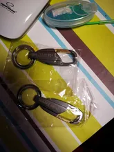 Llavero con rótulo personalizado para hombre, llavero colgado de la cintura, soporte para llaves para matrícula de coche, Logo antipérdida, K372B