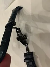 Correa para Apple watch 6, banda de 44mm, 40mm, hebilla de mariposa, Iwatch, 42mm, 38mm, pulsera de cuero para series 5 4 3 2 SE