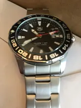 WAZ2114.BA0875-Reloj de pulsera para hombre, de cuarzo, de lujo, tonneau, Tourbillon automático, para negocios, Aquaracer