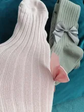 2 unids/lote 0-10 AÑOS NIÑOS primavera otoño medias de algodón bebé invierno Bowknot niñas medias infantil para niños de Collant medias