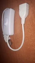 Cable USB de 28cm con interruptor de encendido/apagado, extensión de palanca para lámpara USB, suministro de alimentación de ventilador, adaptador duradero de gran oferta