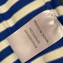 Knitted T-Shirt Tops Short-Sleeve Women Clothes Warmsway Striped Tees Woman Summer Casual