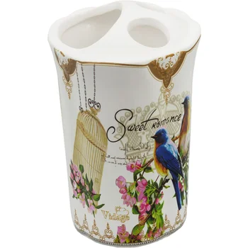 Glass for toothbrushes desktop "birds"
Glass for toothbrushes desktop "birds"