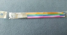 4 unids/set gradiente colorido arte de uñas cepillo de pintura dibujo talla pluma profesional pinceles para Gel UV manicura herramientas