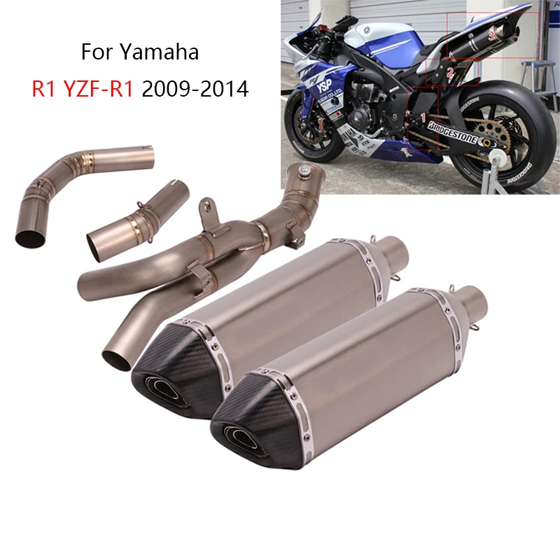 Двойной выход для мотоцикла Yamaha R1 YZF-R1 2009-2014 3 Mid Tube удалить катализатор скольжения на 2 51 мм выхлопной глушитель труба титановая
Двойной выход для мотоцикла Yamaha R1 YZF-R1 2009-2014 3 Mid Tube удалить катализатор скольжения на 2 51 мм выхлопной глушитель труба титановая