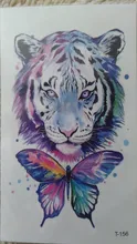 Lamp Temporary-Tattoo-Sticker Watercolor Fake Tatoo Girl Cute Cartoon-Design Children