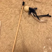 Interactive-Toys Teaser-Stick Cat Catcher Bird-Feather Plush-Cat-Wand Fish Cat Bell Mouse