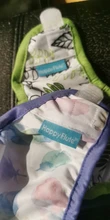 Happyflute-pañales de tela para recién nacidos, funda ajustada con cierre a presión y cierre de velcro