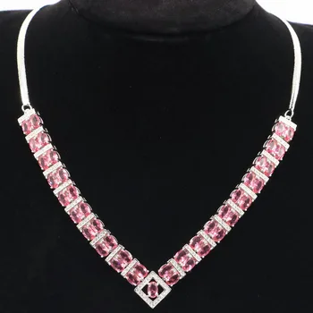 14x14mm Stunning Created Pink Tourmaline White CZ Woman's Wedding Silver Necklace 19-20inch
14x14mm Stunning Created Pink Tourmaline White CZ Woman's Wedding Silver Necklace 19-20inch