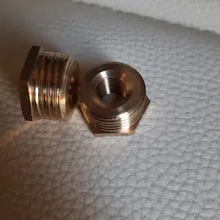 Brass Hex Bushing Reducer Pipe Fitting 1/8 1/4 3/8 1/2 3/4 F to M Threaded Reducing Copper