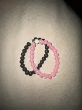 2 unids/set brillante imán par pulsera Vintage Natural piedra distancia emparejado pulsera de los amantes de la joyería de regalo de día de San Valentín