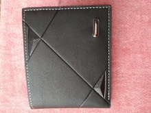 Cartera corta de piel sintética para Hombre, tarjetero, Masculina, Portafoglio, Uomo