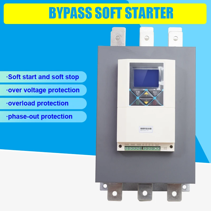 Fully automatic intelligent control 3 Phase Induction Motor protector Water Pump Fan Soft Starter 90KW/115KW/132KW/160KW/200KW
Fully automatic intelligent control 3 Phase Induction Motor protector Water Pump Fan Soft Starter 90KW/115KW/132KW/160KW/200KW