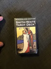 84 unids/set cartas del Tarot sin fronteras Smith juego de mesa de Tarot tarjetas inglés completo portátil amigo fiesta Mesa tarjetas de Juego de 4P