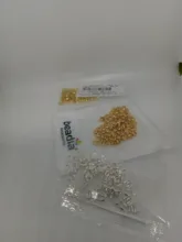 Protectores de alambre para fabricación de joyas, accesorios de forma de U, 100 unids/lote, 4x4mm