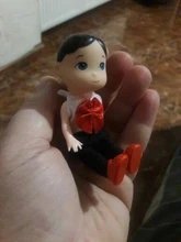 1 pc por 10Cm niño hijo de muñecas para bebé niño hijo muñecas negro o blanco al azar Color Super pequeño Juguetes
