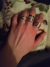 Conjunto de anillos minimalistas de plata y oro para mujer, sortija de nudillo con cristal geométrico Punk, joyería para dedos 2019