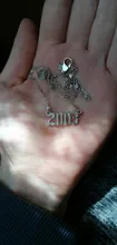Collares con número de año personalizados para mujer, regalo de cumpleaños personalizado de año 1980 a 2020