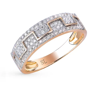 Gold ring with diamonds sunlight sample 585
Gold ring with diamonds sunlight sample 585