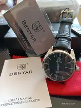 BENYAR-Reloj de cuarzo deportivo para Hombre, cronógrafo luminoso de marca de lujo, resistente al agua, japonés Miyata, nuevo, 2021