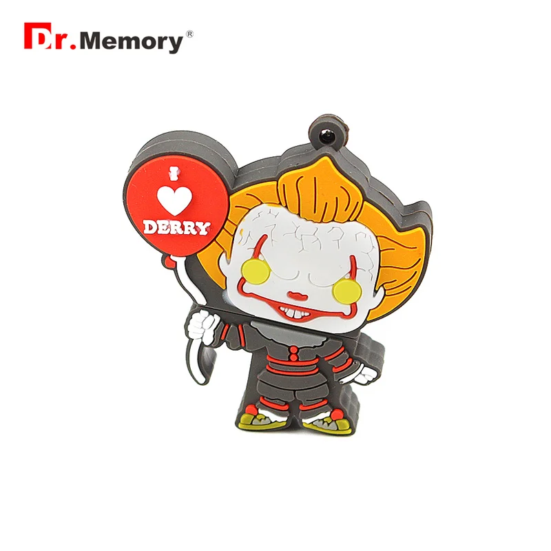 

Cute 2.0 USB Flash Drive 32g Joker Pen Drive 16GB 64G 128G Personalized Clown U Disk Thumb Memory Stick Storage Pendrive флешки