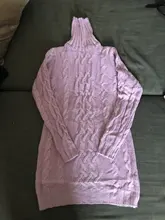 Jersey de cuello alto grueso con dos solapas para mujer, suéter de hilo grueso Retro, ropa de invierno MMY120352, 2021