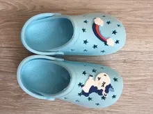Zapatillas de unicornio para niño y niña, zapatos de arcoíris para niño pequeño, animales, zapatillas de bebé al aire libre, zapatillas de PVC con dibujos animados para niño 2019