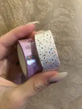 Mohamm 1 Uds Kawaii dibujos animados cinta decorativa de papel cinta adhesiva decorativa Washi de creativo Scrapbooking Colegio estacionario tela suministros