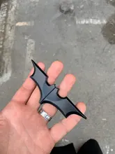 De acero inoxidable de los hombres murciélago Slim ID Clip de dinero en efectivo titular magnético titular de la identificación cartera para hombres y mujeres