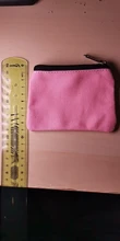 DIY simple de lona de algodón puro cremallera moneda bolsa dinero de bolsillo los hombres de las mujeres mano moneda monedero pequeño, cartera chico