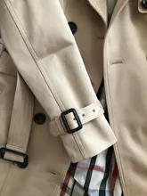 JAZZEVAR-gabardina clásica de doble botonadura para mujer, abrigo impermeable de marca de alta costura, prendas de vestir de negocios, Otoño, 2021