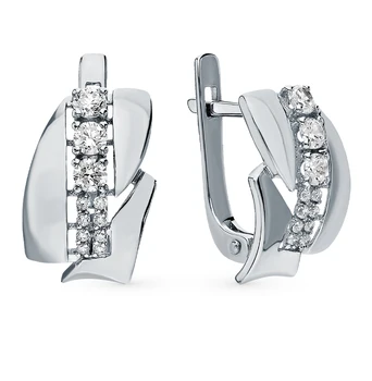 Silver earrings with cubic zirconia sunlight sample 925
Silver earrings with cubic zirconia sunlight sample 925