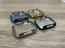 Funda protectora para Apple Watch, Protector de pantalla de 44mm, 40mm, 42mm y 38mm, accesorios para apple watch series 6, 5, 4, 3, 2 SE