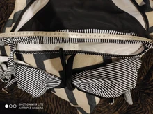 Bandage Bikini Bathing-Suit Push-Up Micro Biquini Patchwork Sexy Women Striped New