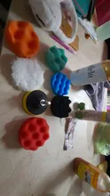 Herramientas de decoración de coche pulido y encerado, esponja de pulido encerado, rueda de esponja de abrillantado para coche, 3 pulgadas, 8 piezas