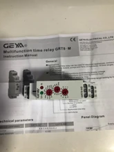 Timer-Relay Multifunction GEYA 220V Ac Dc 16A GRT8-M Ce with Choices 12V 24V