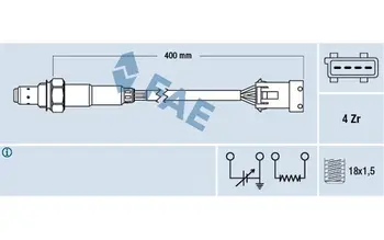 FAE Lambda Sensor for CITROEN SAXO PEUGEOT 106 
FAE Lambda Sensor for CITROEN SAXO PEUGEOT 106