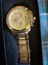 WWOOR-reloj analógico de acero inoxidable para hombre, nuevo accesorio de pulsera de cuarzo resistente al agua con cronógrafo, complemento Masculino deportivo de marca de lujo disponible en color dorado, 2021