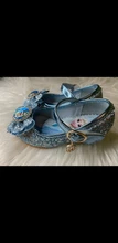 Zapatos de cuero, de tacón alto y de la princesa Elsa para niñas, sandalias para niños, sandalias de fiesta, calzado para niñas, tallas 24-36